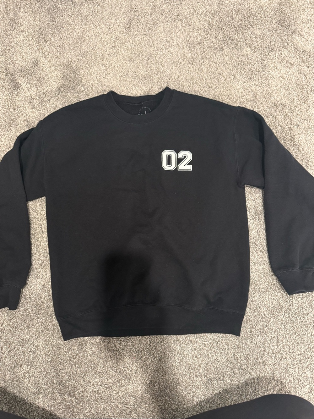 Black 02 California Graphic Crewneck Sweatshirt